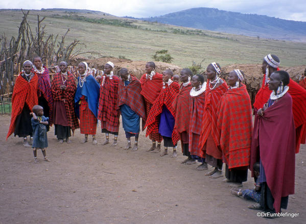 1999 Tanzania 055. Olduvai Gorge. Maasai