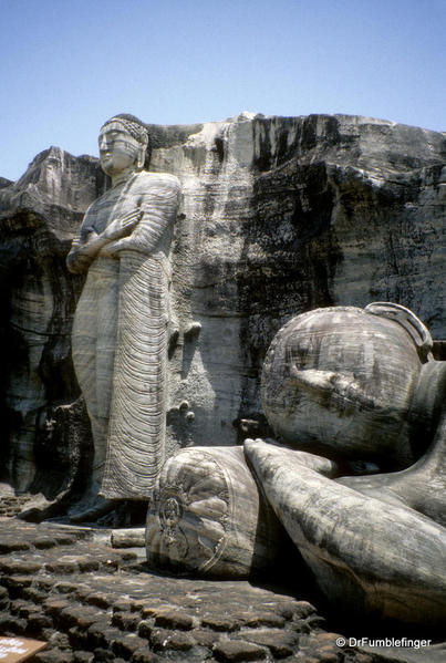 Sri Lanka 2001 081 Polonnaruwa. Gal Vihara